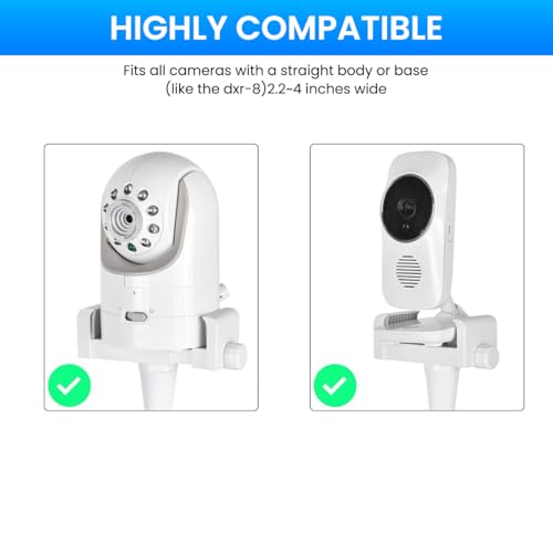 ZORBES® Flexible Baby Monitor Mount Compatible with Infant Optics Baby Monitor DXR-8 and DXR-8 Pro, Baby Camera Holder with Flexible Arm & Adjustable Clip ZORBES® Flexible Baby Monitor Mount Compatible with Infant Optics Baby Monitor DXR-8 and DXR-8 Pro, Baby Camera Holder with Flexible Arm & Adjustable Clip